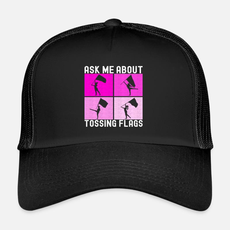 Drapeau agitant la fanfare garde de couleur Casquette trucker 
