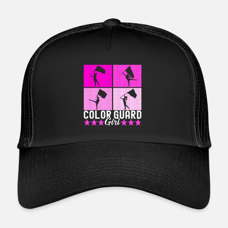 Drapeau agitant la fanfare garde de couleur Casquette trucker 