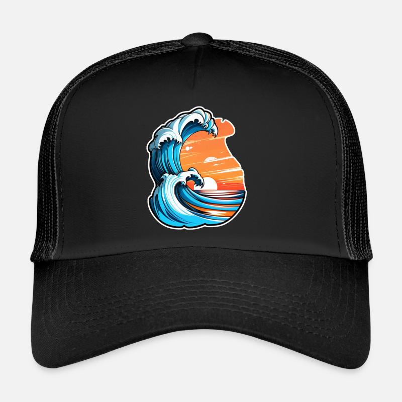 Wave - Summer - Holidays Trucker Cap