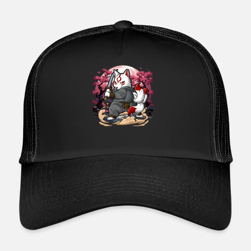 Samurai Kitsune Trucker Cap