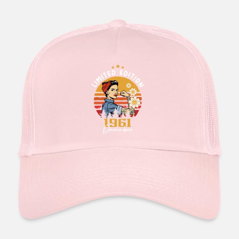 December 1961 Birthday Present December 1961 Trucker Cap