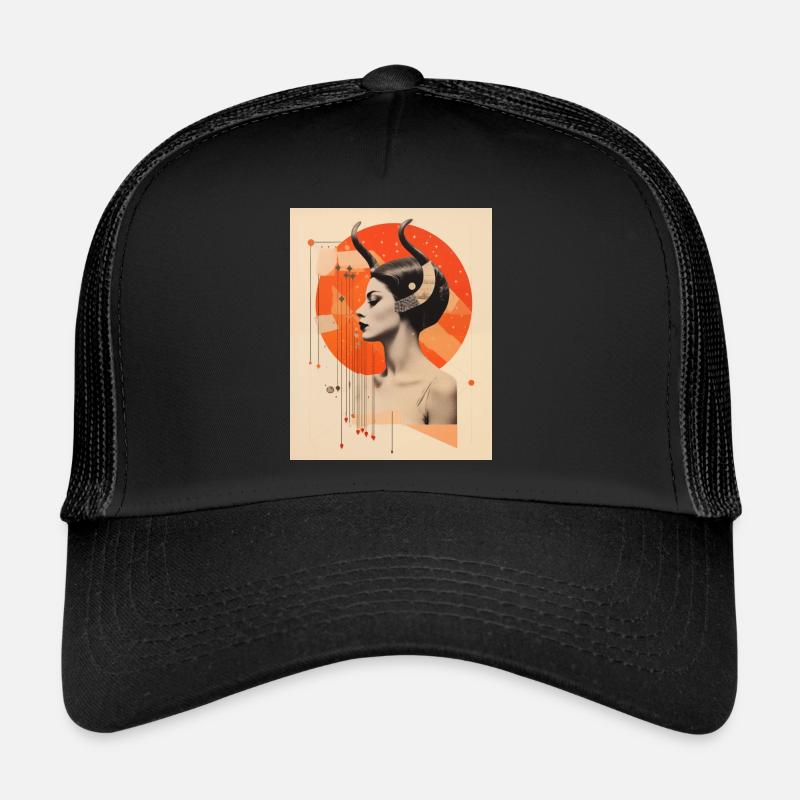 Collage de Capricorne Casquette trucker