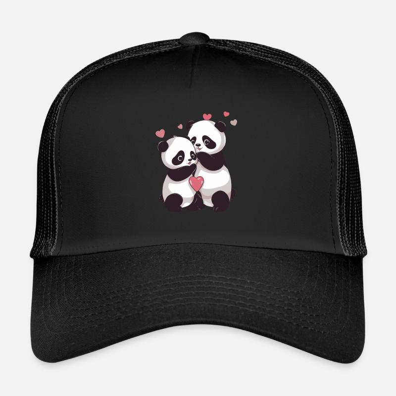 Je t’aime Panda Casquette trucker 