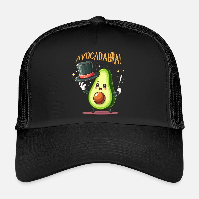 Avocat - Casquette trucker  - noir/noir