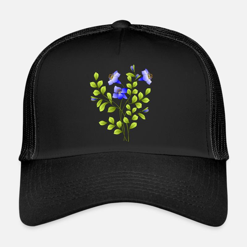 Fleur Casquette trucker 