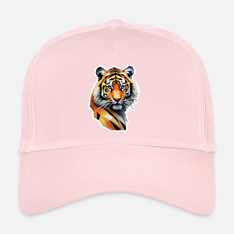 Tiger Polygon Trucker Cap
