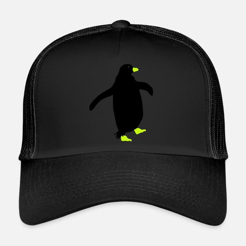 pinguin silhouette Trucker Cap