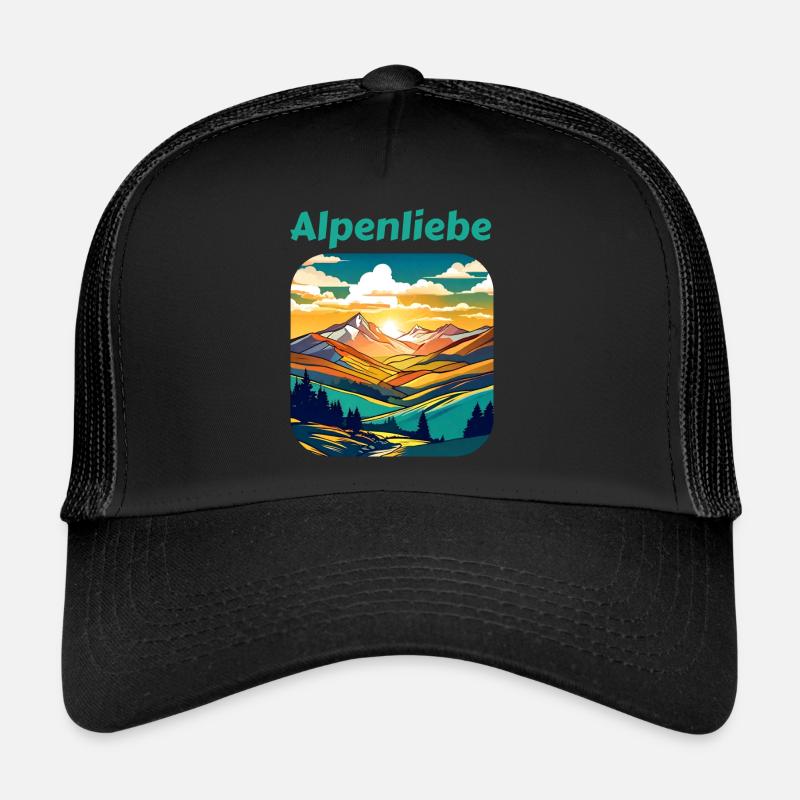 L’amour des Alpes I Casquette trucker 