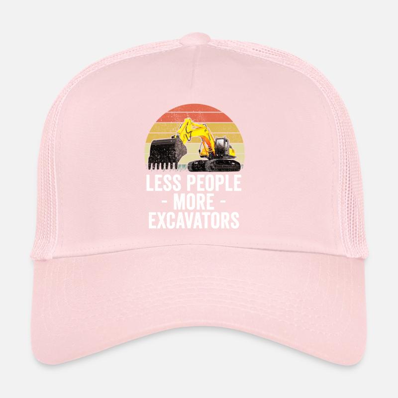 Baggerfahrer Bauarbeiter Bagger Trucker Cap