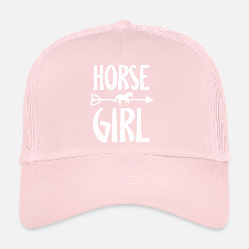 Fille De Cheval Cavalier Cavalier Équitation Casquette trucker 