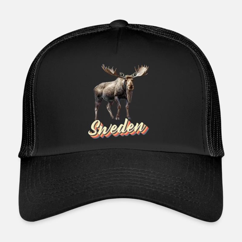 Suède Suède orignal meilleurs bois d’animaux cerf cerf Casquette trucker 