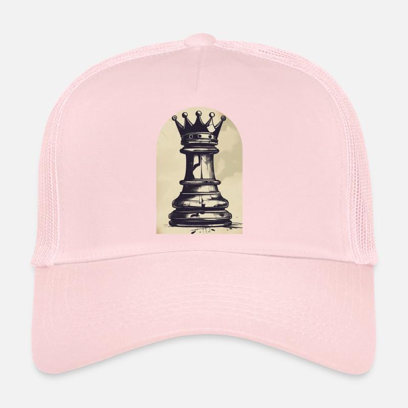 échecs, échecs, jeu de société, roi, sport, médiéval, Casquette trucker 