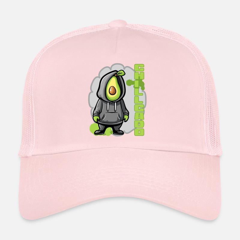 Chillcado - Avocat avec sweat à capuche Casquette trucker 