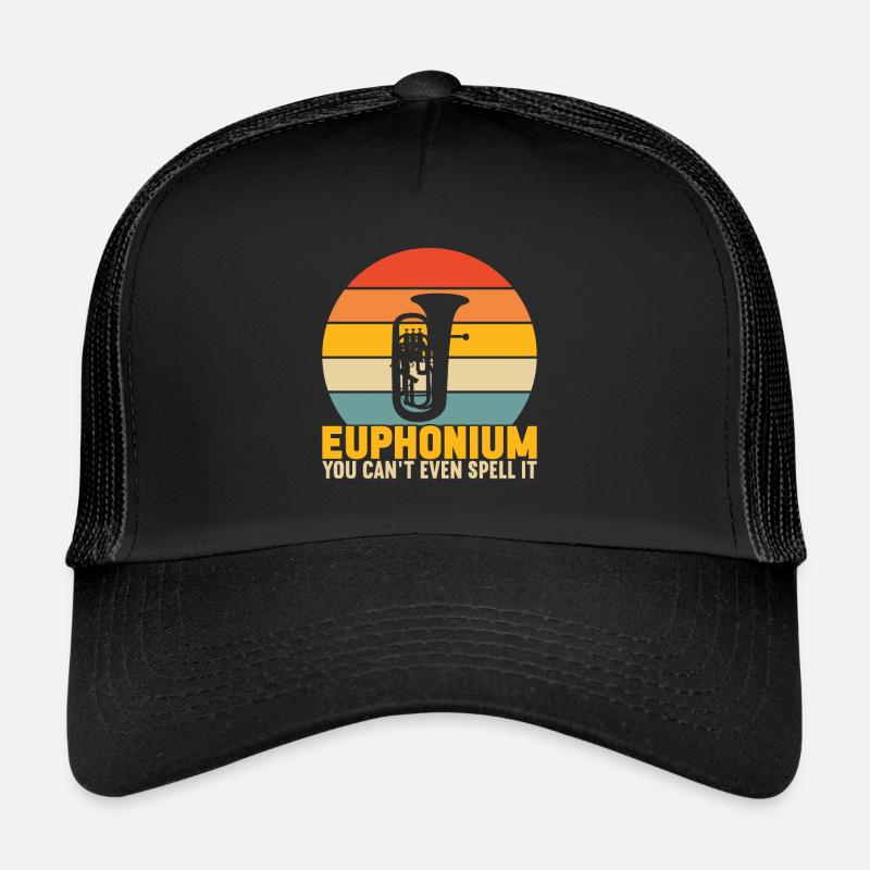 Euphonium Euphonist - Trucker Cap - Schwarz/Schwarz