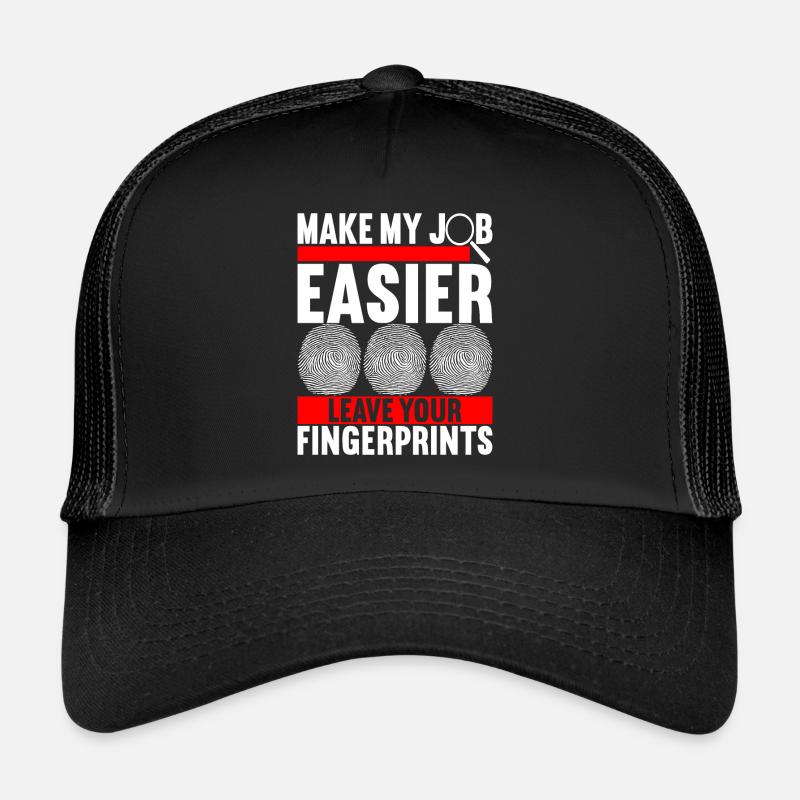 Criminalistique Casquette trucker 