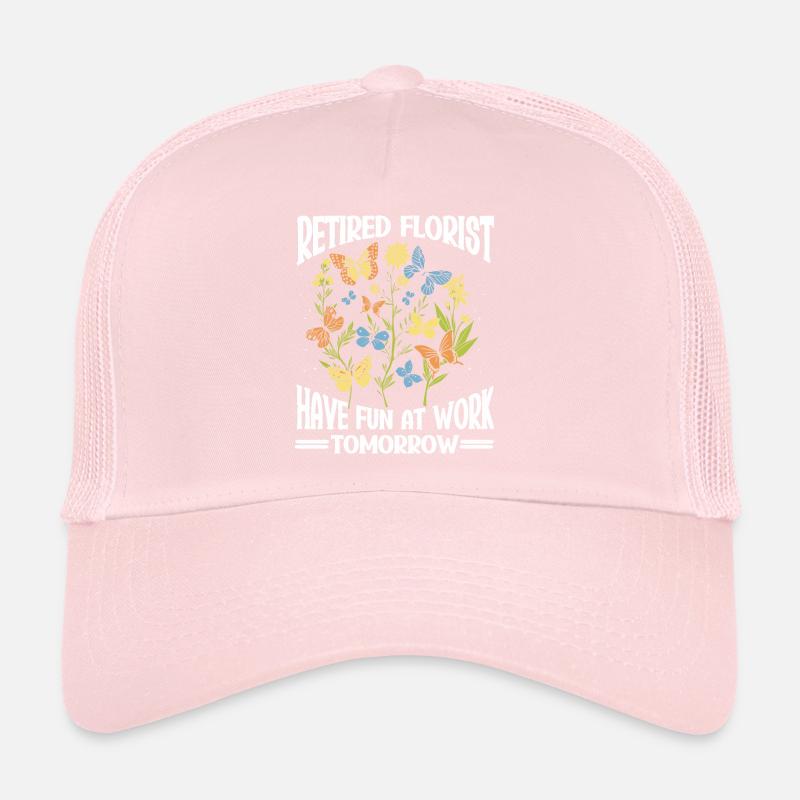 Designer floral Fleuriste Fleuriste Fleuriste Casquette trucker 