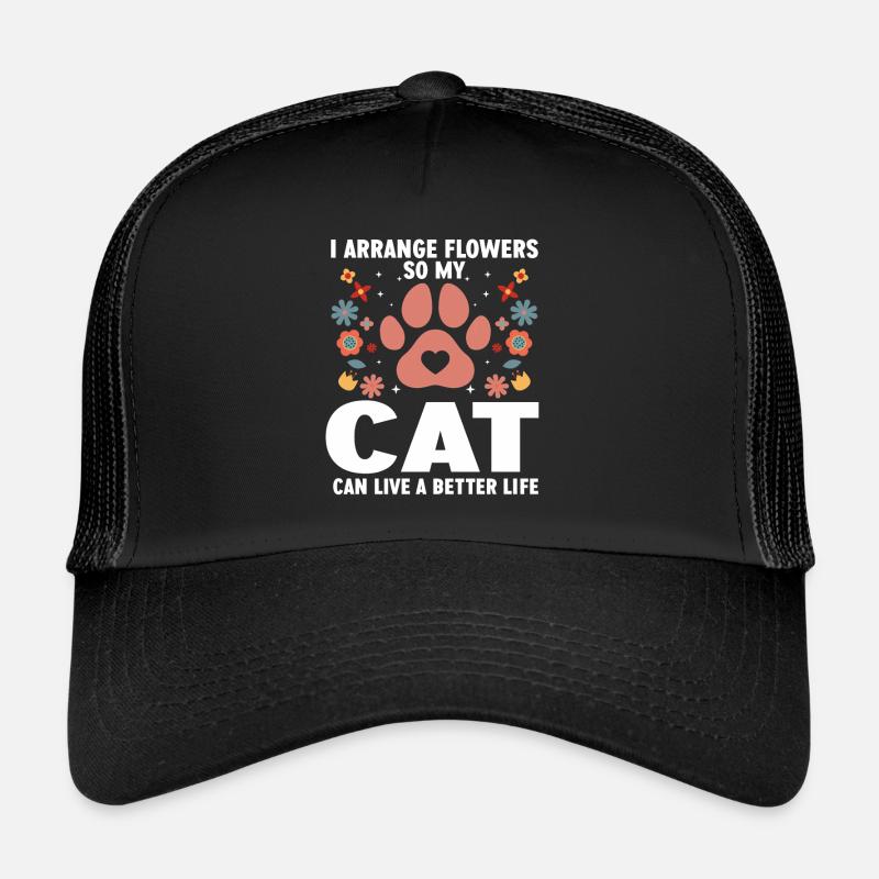 Designer floral Fleuriste Fleuriste Fleuriste Casquette trucker 