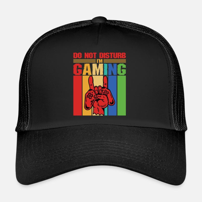 Don’t Disturb Je joue aux joueurs Casquette trucker 