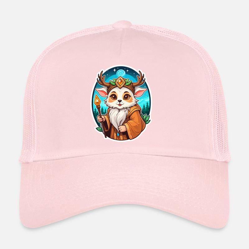 Druid Cute Illustration Trucker Cap