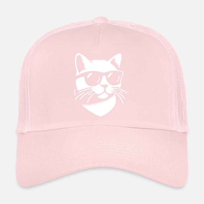 Die Katze mit der Sonnenbrille Trucker Cap