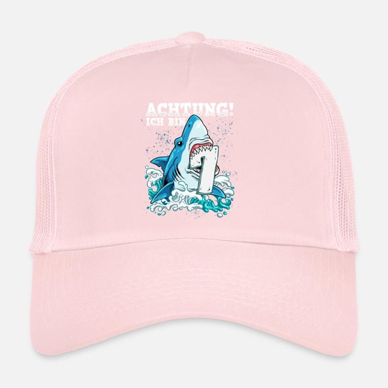Requin du 7e anniversaire Casquette trucker 