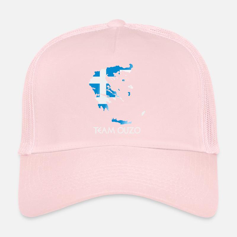 Équipe Ouzo Funny Grèce Cadeaux Casquette trucker 