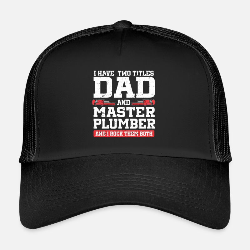 Plumber Men Father Husband Plumber Trucker Cap