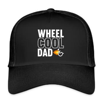 Personnes en fauteuil roulant Fauteuil roulant - Casquette trucker  - noir/noir - Devant