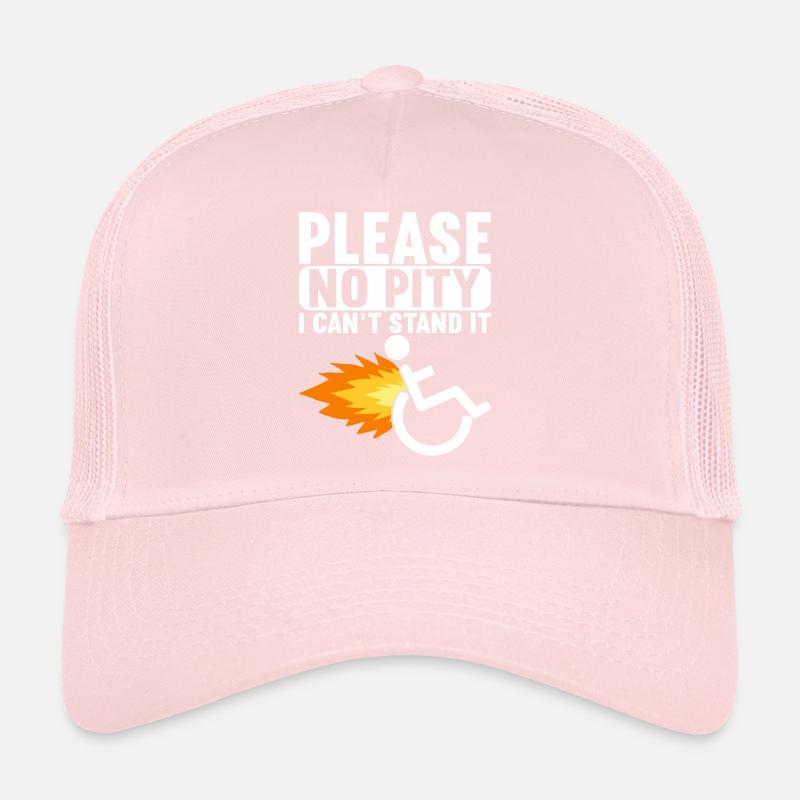 Rollstuhlfahrer Rollstuhl Trucker Cap