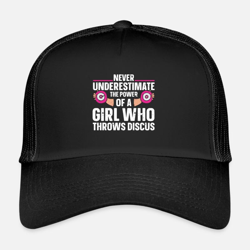 Diskuswerfer Leichtathlet Disc Throw Trucker Cap