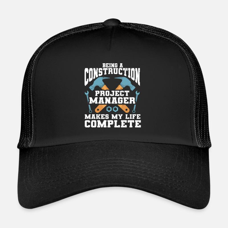 Chef de projet de construction Casquette trucker 