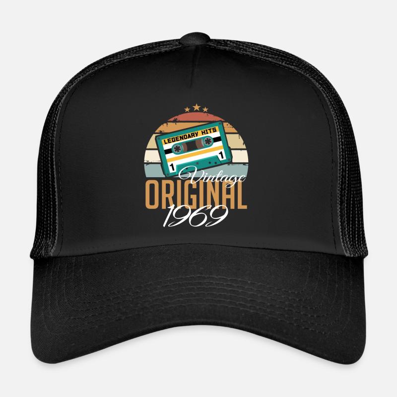 Millésime 1969 Né Original 1969 Anniversaire Casquette trucker 