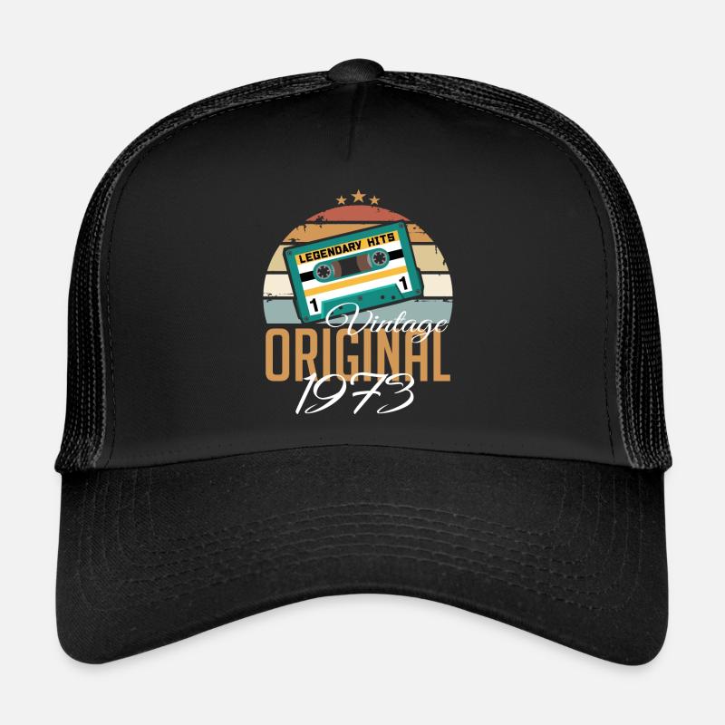 Millésime 1973 Né Original 1973 Anniversaire Casquette trucker 