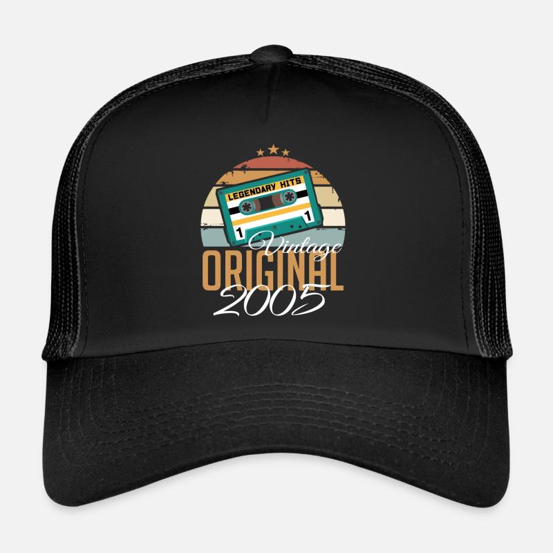 Millésime 2005 Born Original 2005 Anniversaire Casquette trucker 