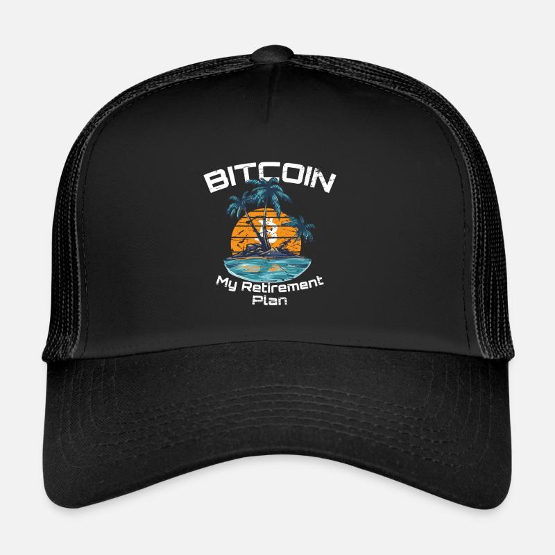 Bitcoin my Retirement Plan Crypto - Trucker Cap - black/black