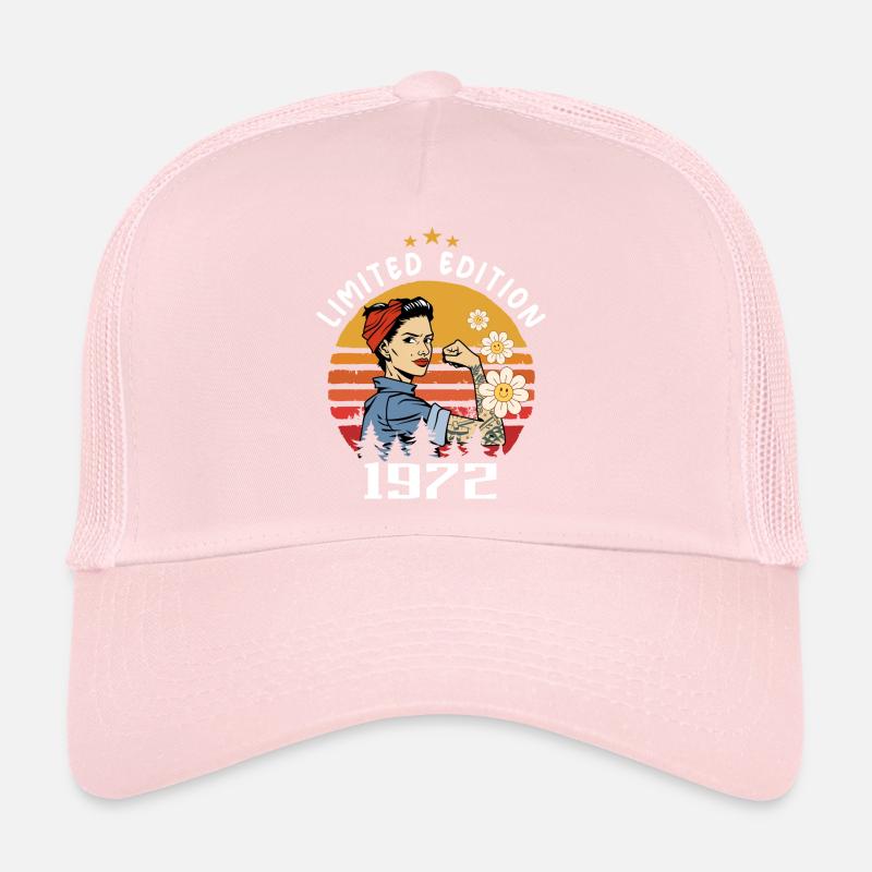 Rétro Année de naissance 1972 Vintage Anniversaire 1972 Casquette trucker 