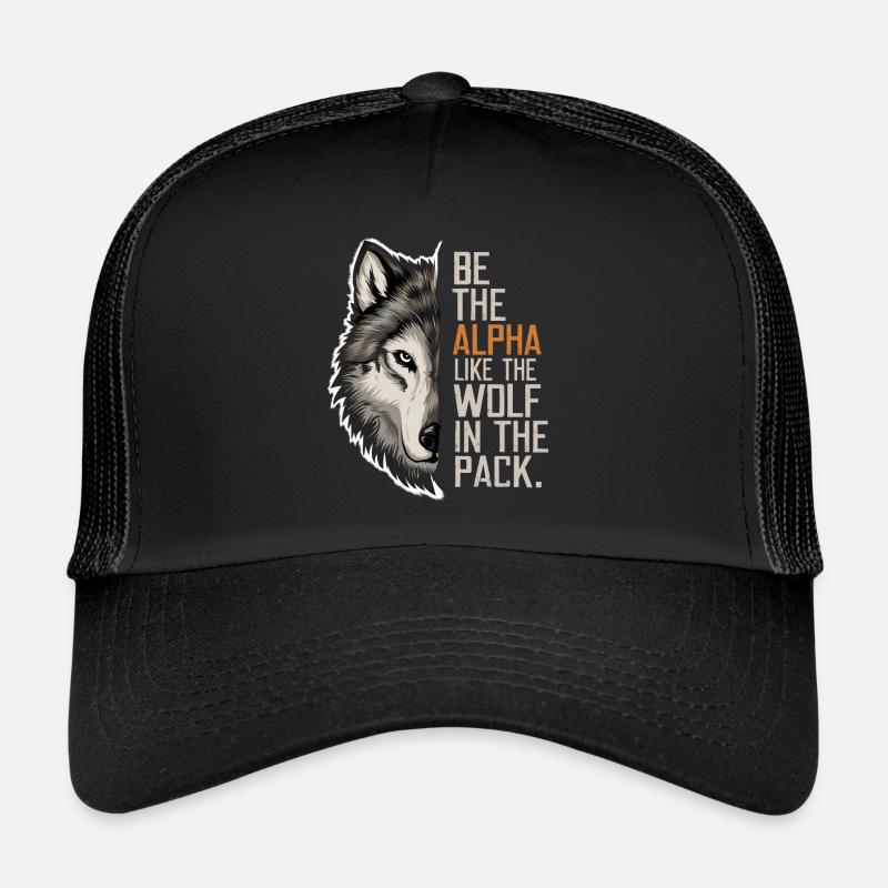 Ulve Ulve Sjove ordsprog Ulveflok Dyr - Trucker cap - sort/sort