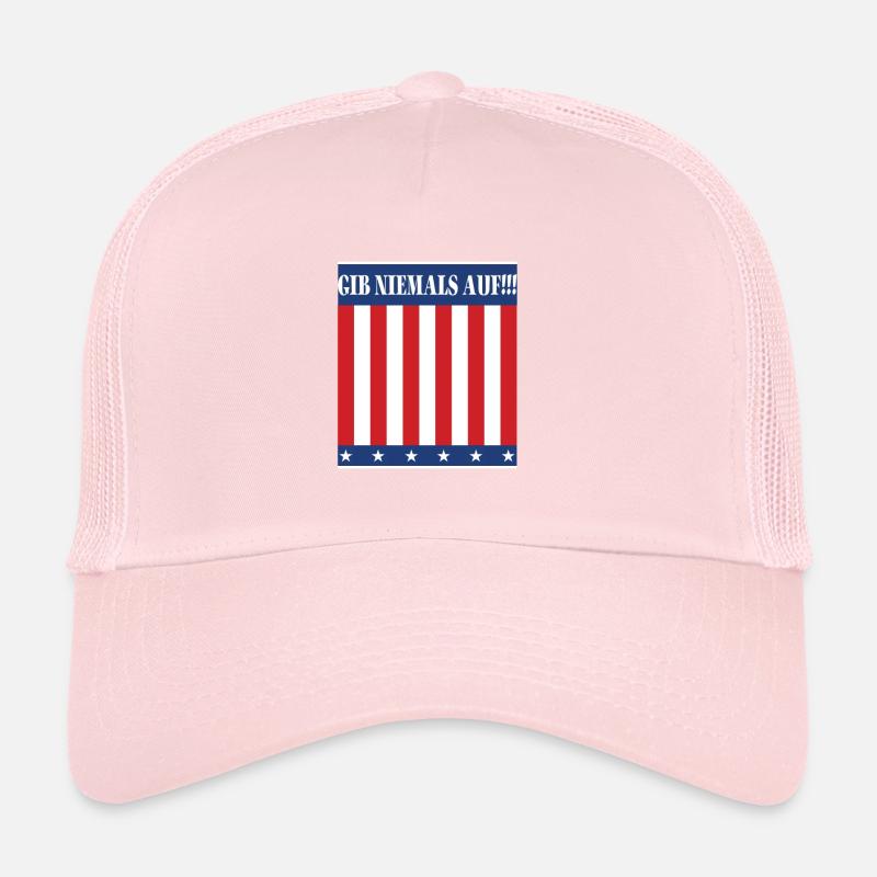 Never give up Trucker Cap