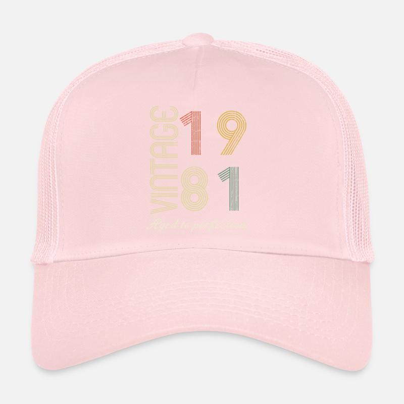 Cadeau d’anniversaire 43 ans - 1981 Casquette trucker 