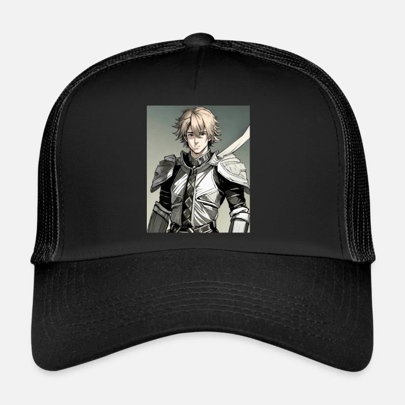 Anime Hero - Trucker Cap - black/black