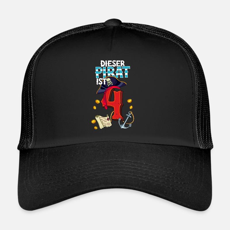 4e anniversaire Pirates Casquette trucker 