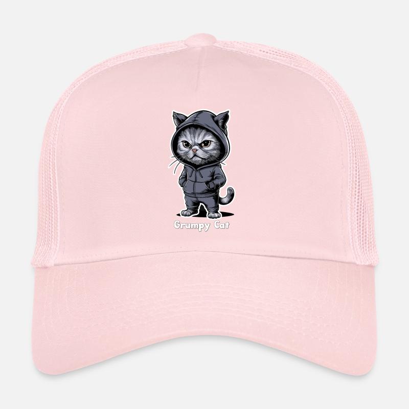 Annoying Evil Cat Trucker Cap
