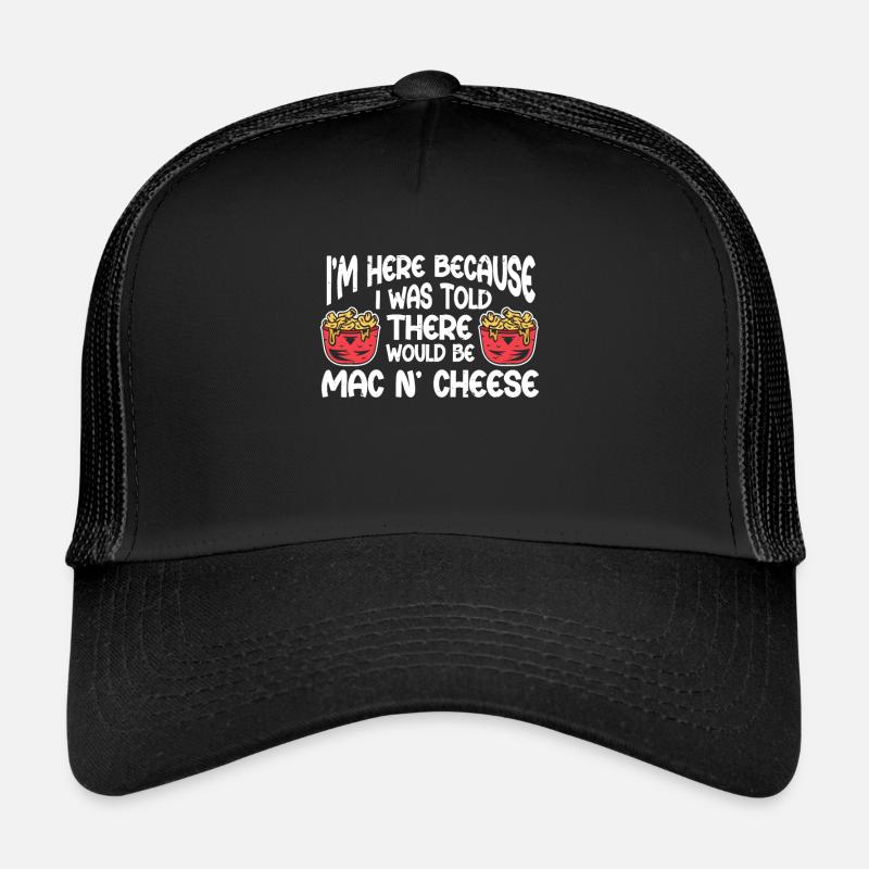 Macaroni au macaroni au fromage Casquette trucker 