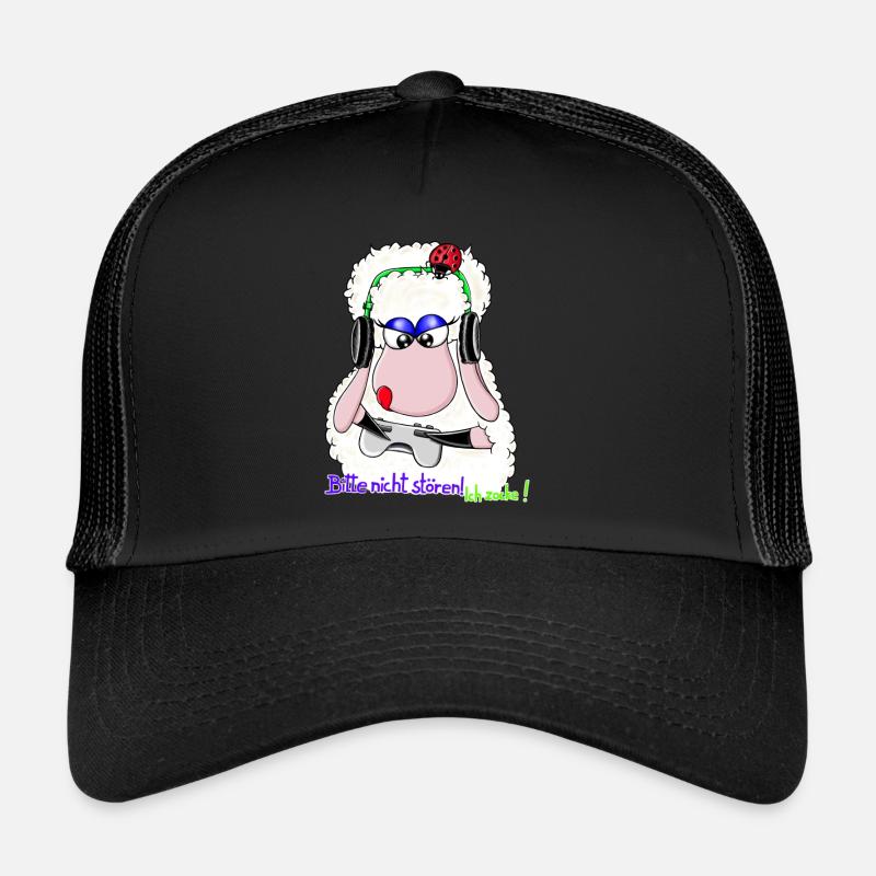 S’il vous plaît, ne dérangez pas, je joue ! Mouton Wolly Casquette trucker 