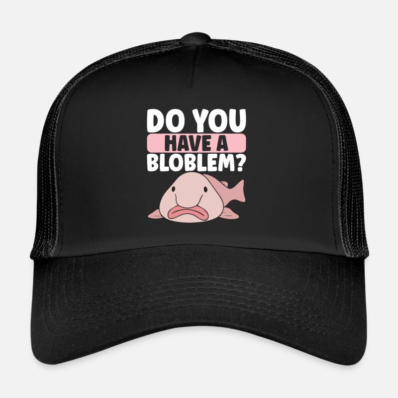 Poisson blob mignon poisson laid Casquette trucker 