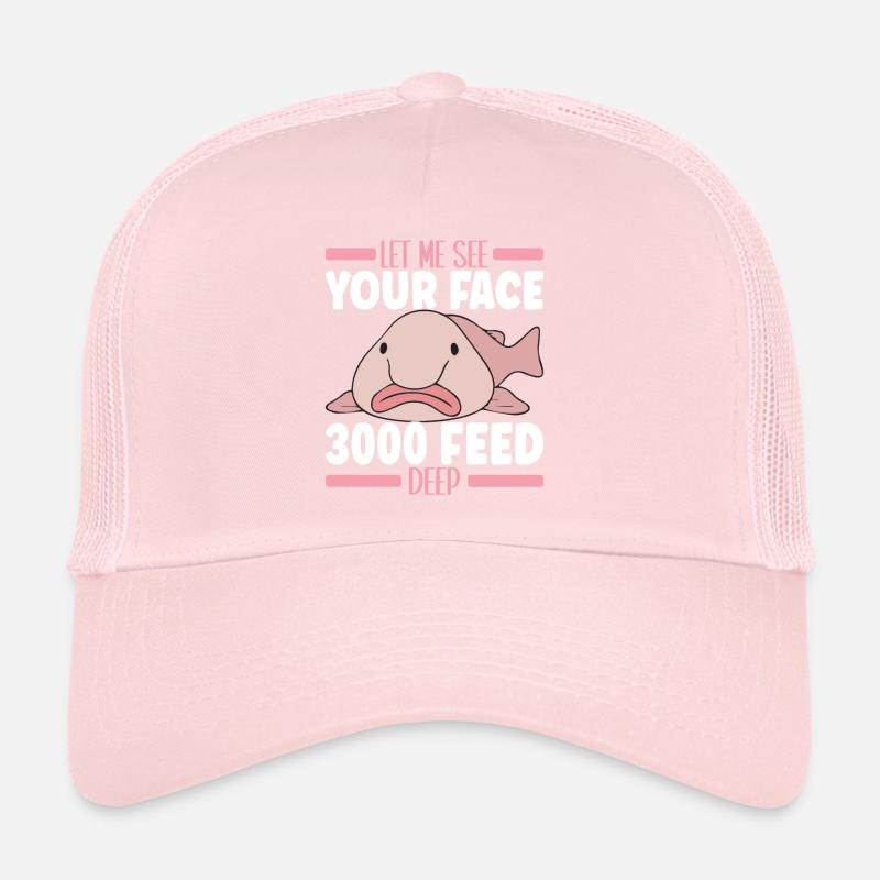 Poisson blob mignon poisson laid Casquette trucker 