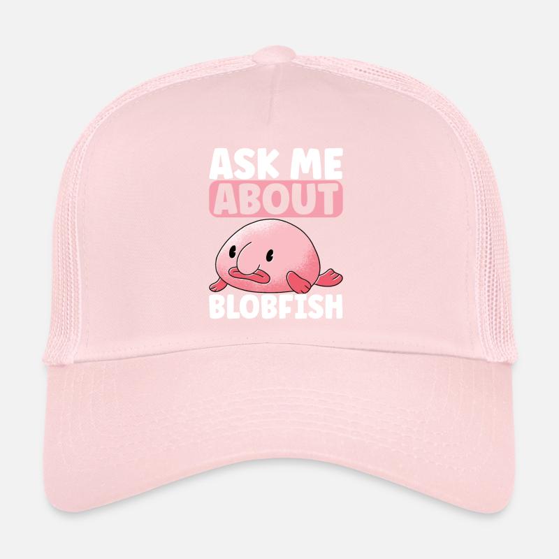 Poisson blob mignon poisson laid Casquette trucker 
