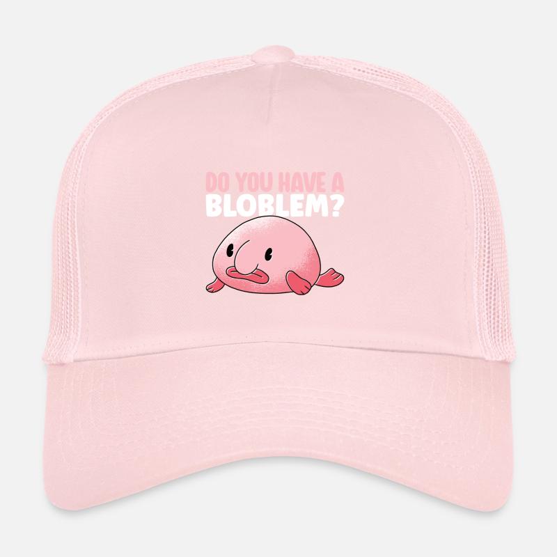 Poisson blob mignon poisson laid Casquette trucker 