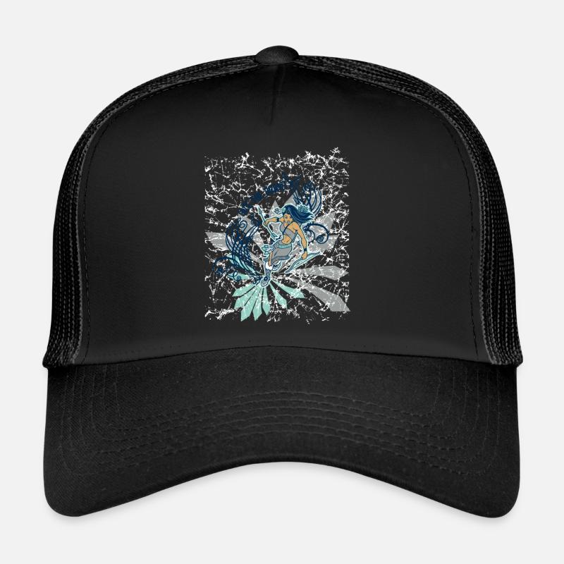 Indian - Trucker Cap - Schwarz/Schwarz