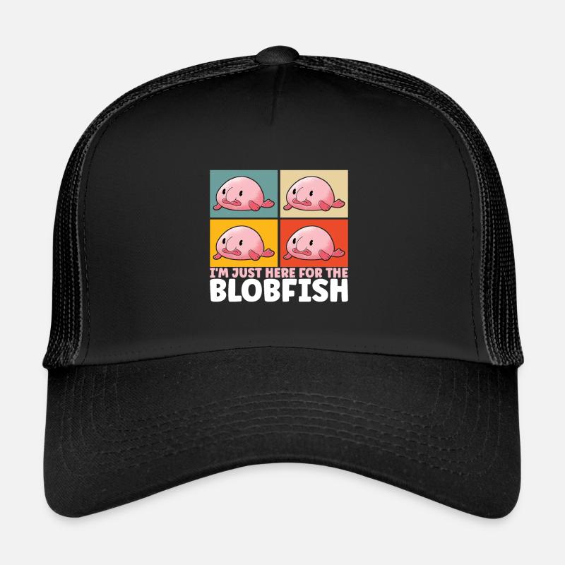 Poisson blob mignon Poisson laid Casquette trucker 